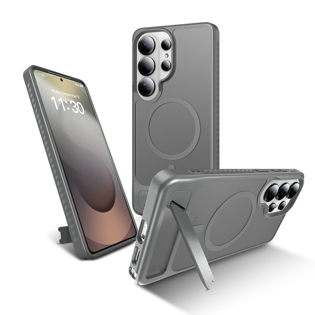 For S26 Ultra Armor Design Waterproof Shockproof Magnetic Wireless Charging Phone Case for S25/S24/S23 Mobile Cover