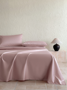 Taille personnalisée 100% coton ensemble de literie solide <span class=keywords><strong>drap</strong></span> de lit plat <span class=keywords><strong>drap</strong></span> housse pour la maison hôtel <span class=keywords><strong>drap</strong></span> de lit en coton ensemble pleine taille - Product Image 6