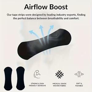 Bande adhésive nasale personnalisée non médicamenteuse, adhésif stable pour une longue conservation - Product Image 4