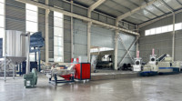 Machine de granulation et de pelletisation de plastique PP, ligne de recyclage complète pour le broyage, le lavage, le séchage et la fabrication de granulés à partir de déchets plastiques