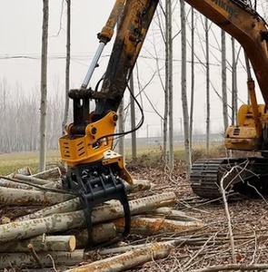 Professional 360 Rotating Grapple Saw for 5-26 Ton Excavator 14 Inch <b>Log</b> Saw Grapple - Product Image 2