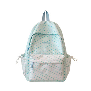 Cute Polka Dot <b>Backpack</b> For Women Lightweight Daily Use With Detachable Strap <b>Waterproof</b> Softback Style Japan Design - Product Image 5