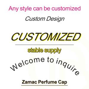 Capuchon de parfum unique avec logo personnalisé, capuchon de vaporisateur avec couronne en zamac, étiquette privée pour flacons de parfum - Product Image 2