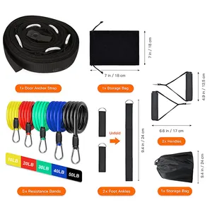 Multi Door Point Anchor Attachment Strap Resistance Bands