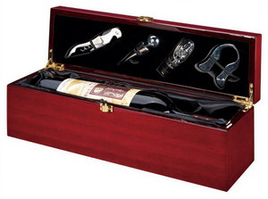 Scatola di Lusso in Legno per Conservazione Vino con Chiusura per 1 Bottiglia, Colore Personalizzabile, Ecologica e Riciclabile <span class=keywords><strong>PAVIA</strong></span> PWB02A - Product Image 5