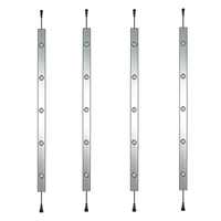 Awing - Vente en gros de lumières de piste de Noël permanentes, étanches IP68, IC UCS2904, programmables, lumières de gouttière étanches, lumières de bijoux