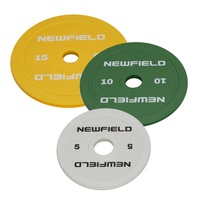 Ensemble de plaques de poids calibrées de haute précision en livres et en kilos, portable, pour la musculation en salle de sport
