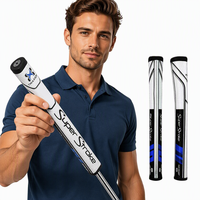 Poignée de putter de golf triangulaire en caoutchouc PU écologique, antidérapante, surdimensionnée, épaisse, légère et ergonomique pour hommes et femmes, améliorant la performance