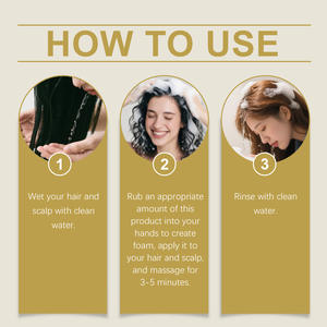 สบู่แชมพูก้อนแข็งทำมือออร์แกนิกทำมือทำให้ผมขาวขึ้นเพิ่มความชุ่มชื้น - Product Image 6