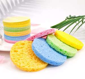 ספוג צלולוז בצפיפות גבוהה, דחוס, ידידותי לסביבה, לניקוי פנים עמוק, פילינג וטיפולי ספא - Product Image 2