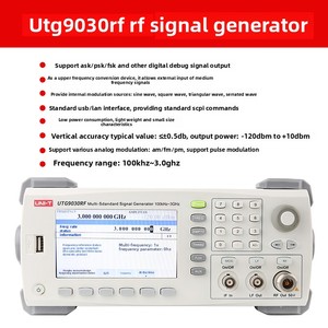 Generador de señal Rf ULID UTG9030RF de alta precisión, fuente de señal Rf con rango de frecuencia de 3GHz, 1 unidad - Product Image 5