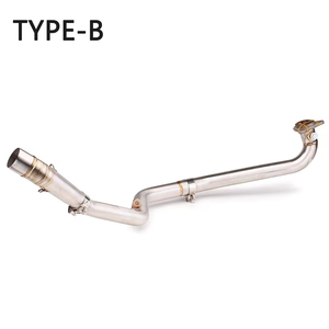 Pot d'échappement moto à enfiler pour NC700X NC700S NC750X NC750S <span class=keywords><strong>NC</strong></span> <span class=keywords><strong>750</strong></span> DCT 2012 - 2020, avec tube de liaison intermédiaire avant - Product Image 3