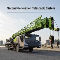 Grúa Móvil Usada de 25 Toneladas QY25K5D, Pluma de 42m, Brazo de 8m, Velocidad de Desplazamiento de 90km/h, Equipo para Construcción de Carreteras