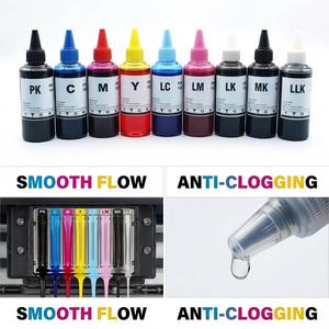 Inchiostro Pigmentato Premium 9 Colori 100ml <span class=keywords><strong>per</strong></span> <span class=keywords><strong>Stampanti</strong></span> Epson SureColor P600 P800 P807 Stylus Pro3800 3880 3885 3890 R3000 - Ricarica Inchiostro - Product Image 2