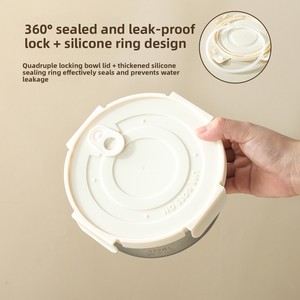 Boîte de conservation alimentaire hermétique en titane pur avec couvercle, boîte à lunch portable, boîte à bento, préparation de repas, pique-nique, camping, <span class=keywords><strong>cuisine</strong></span> - Product Image 3