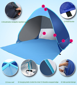 Carpa de Playa Portátil Ligera y Personalizable, Impermeable, Protección Solar para Acampar, para Aventuras al Aire Libre de Verano, Venta al Por Mayor - Product Image 4