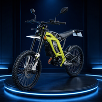 Moto tout-terrain électrique ZONSEN EX2 72V 4000W avec batterie 74V 32Ah, bras oscillant multi-liens, pneus CST de 19 pouces