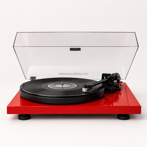 Tourne-disque <span class=keywords><strong>vinyle</strong></span> ELETREE 3 vitesses avec haut-parleurs stéréo externes, tourne-disques pour disques vinyles avec haut-parleurs - Product Image 4