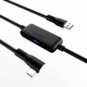 Puerto de carga rápida independiente tipo C a dispositivo de auriculares VR para batería Cable de datos de codo USB C estable - Product Image 1