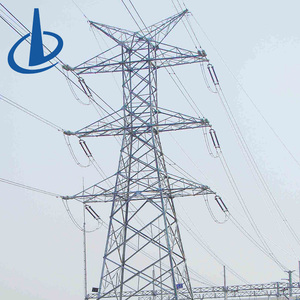 <span class=keywords><strong>Tour</strong></span> de transmission électrique 220 kV en treillis, autoportante en acier galvanisé, à double circuit, en acier cornière, 60-180 m - Product Image 3