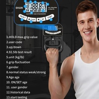 Testeur de force de préhension électronique Wellshow Sport, dynamomètre, renforceur de force de préhension avec résistance réglable pour le sport, la maison et la salle de sport