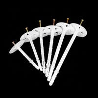 Vis en acier au carbone sur mesure Bouchon mural en plastique et nylon Ancrage Isolation pour cloisons sèches Clous de chevilles Isolation Fixation des clous d'ancrage