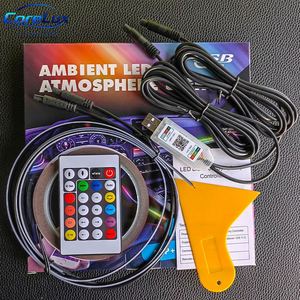 Juego de Tiras LED Premium para Auto, Flexibles y Cortables, Luz Ambiental, Juego Completo de Accesorios para Decoración Interior del Vehículo - Product Image 2