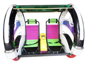 Coche Giratorio de Equilibrio para 2 Jugadores, con Luces, para Exteriores, Rotación de 360 Grados - Product Image 6