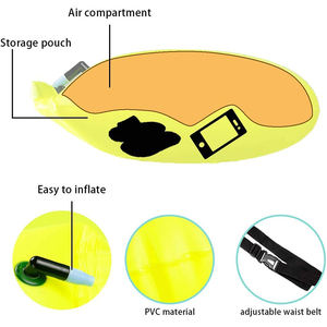 Boya Inflable de PVC de 12L para Natación en Aguas Abiertas, Personalizada de Fábrica, para Entrenamiento y Carreras Seguras - Product Image 6