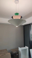 XCP64246 Lustre en métal design moderne Suspension colorée en forme de fleur pour l'éclairage intérieur de la maison