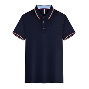 T-<span class=keywords><strong>shirt</strong></span> en polyester à manches courtes et col à revers, respirant et ample, pour hommes et femmes, vente en gros à prix réduit - Product Image 3