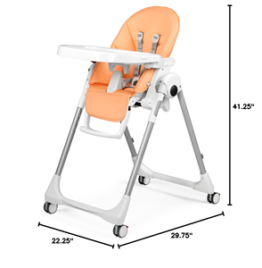 Silla Alta para Bebé, Silla de Alimentación para Niños, Asiento para Bebé, Muebles Infantiles, Silla de Comedor Plegable - Product Image 2