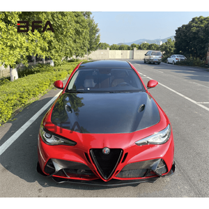Kit Carrozzeria Stile GTAm per <span class=keywords><strong>Alfa</strong></span> <span class=keywords><strong>Romeo</strong></span> Giulia, Spoiler <span class=keywords><strong>Anteriore</strong></span> in Fibra di Carbonio Semi-Lavorata, <span class=keywords><strong>Paraurti</strong></span> <span class=keywords><strong>Anteriore</strong></span> Aggiornato - Product Image 2