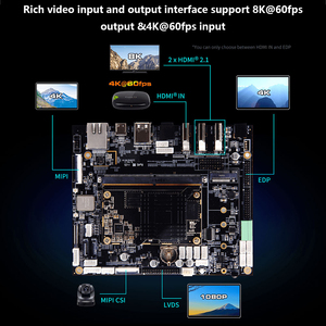 Carte de développement IA RK3588 6TOPS avec GPU Mali-G610, 4 Go de RAM, 32 Go EMMC, OS Android/Linux/Ubuntu Server/Debian DB3588 V2 Rk3588 DB3588 - Product Image 4