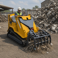 Minipala cingolata compatta T390 con motore da 23 CV e altezza di scarico di 1404 mm per agricoltura, giardinaggio e edilizia