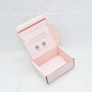 Hình ảnh thực tế hiển thị mới tùy chỉnh bao bì hộp xé dải dây kéo hộp bưu phẩm vận chuyển hộp - Product Image 3