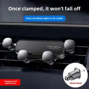 Novo Mini Car Vent Phone Holder Impermeável Flexível Telescópica Bracket Gravidade-Invisível Navegação Fixo Car Mount Titulares - Product Image 4