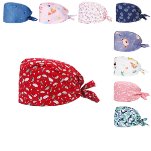 Gorros de Enfermera con Forro de Satén, Personalizados, Unisex, para Limpieza y Trabajo, Gorro Quirúrgico con Personajes de Dibujos Animados para Enfermeras y Doctores - Product Image 1
