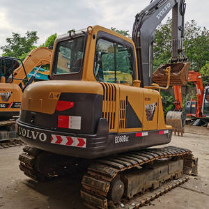 Mini-excavatrices hydrauliques VOLVO 60D d'occasion à bas prix, 6 tonnes, Volvo 60 EC60D, excavatrice sur chenilles EC60 de haute qualité - Product Image 4