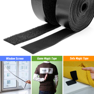 Personalizado Colorido Cor Fábrica De Pequeno Porte Eco Preto Nylon Volta 5 metros <span class=keywords><strong>3</strong></span> 4 "20mm Auto Adesiva Gancho e <span class=keywords><strong>Loop</strong></span> - Product Image 4