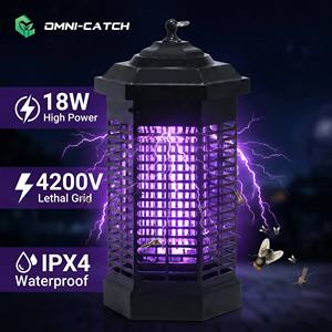 Piège à insectes électrique 18W, tue-moustiques 4200V haute puissance, piège à mouches extérieur étanche IPX4, personnalisable OEM, marque privée - Product Image 2