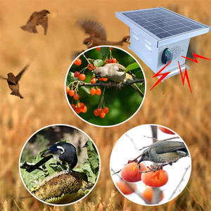 5W सौर ऊर्जा से संचालित अल्ट्रासोनिक मोर पक्षी रेपेलर पक्षी ध्वनि उपकरण - Product Image 6