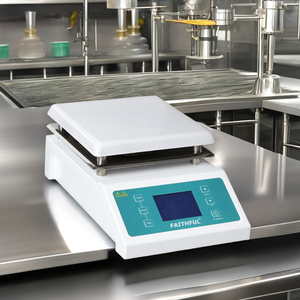 SH-II-4C ציוד חימום מעבדה חדש 190*190 מ "מ דיגיטלי lcd קרמית חם קרמי חם מגנטי - Product Image 3