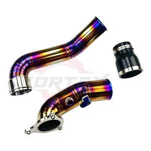 ท่อไอเสีย Vortex Titanium Downpipes สำหรับ Nissan GTR R35 VR38DETT ท่อไอเสียสำหรับรถแข่งสมรรถนะสูง - Product Image 2