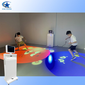 Saio hệ thống tập thể dục thiết bị tương tác máy chiếu sàn 50 + thể thao trò chơi thể dục màn hình cảm ứng tất cả trong một máy chiếu tương tác - Product Image 6