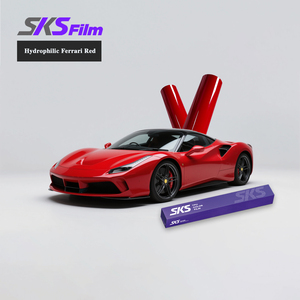 Rouleaux de Vinyle Adhésif pour Enveloppement Complet de <span class=keywords><strong>Voiture</strong></span> – Vinyle Rouge Mat Noir pour Protection Automobile – Film de Protection de Peinture Rouge TPU PPF - Product Image 1