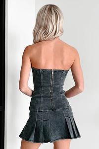 Top Corto <span class=keywords><strong>de</strong></span> Mezclilla Vintage Retro para Mujer, Vestido <span class=keywords><strong>Sexy</strong></span> <span class=keywords><strong>de</strong></span> Talle Bajo con Cordones, Estilo Occidental Y2K, Atuendo <span class=keywords><strong>de</strong></span> <span class=keywords><strong>Vaquera</strong></span> a la Moda para el Verano - Product Image 3