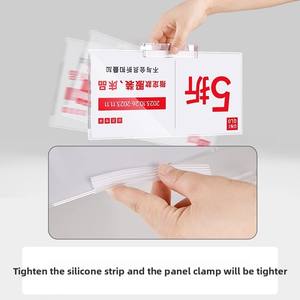 Présentoir acrylique de panneau d'affichage, étiquette de prix promotionnelle magnétique, signe de guide de pharmacie - Product Image 4