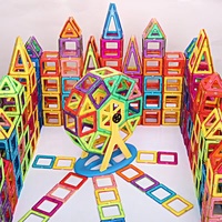 Fabricante chino Fanctory Venta 6,5 cm Juguetes de aprendizaje para niños Azulejos magnéticos Bloques magnéticos