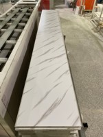 Honduras El Salvador Pvc Plafond Pared Techo Intérieur Tablilla Pvc Panneau de plafond en bois Panneau Pvc Latte pour Faux Ciel